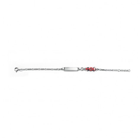 Bracciale con auto da corsa rossa