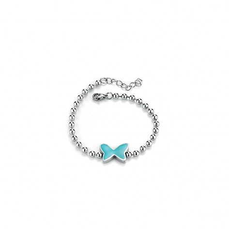 Bracciale con farfalla turchese