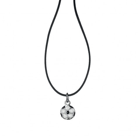 Collana con ciondolo a forma di pallone da calcio