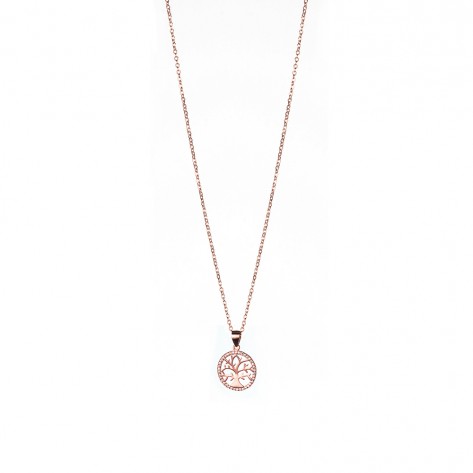 Collana con ciondolo con albero della vita
