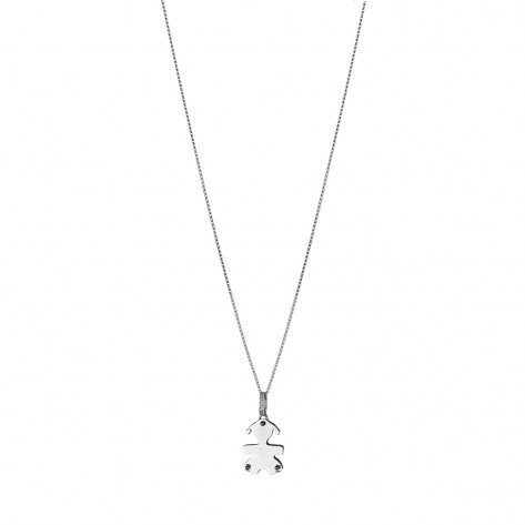 Collana con ciondolo a forma di bambina