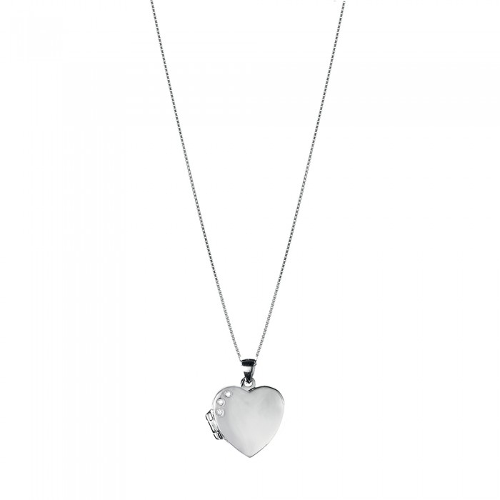 Reclaimed Vintage - Collana a catena con medaglione a cuore oversize | ASOS