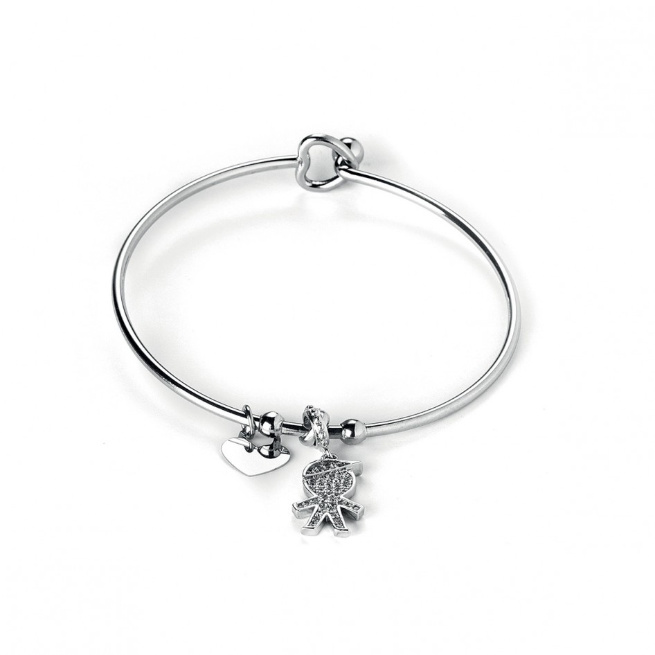 Bracciale Rigido per charm chiusura a cuore – I Re di Capri