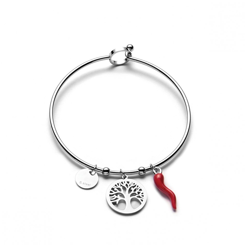 Bracciale Albero Della Vita Fatto A Mano, Portafortuna In Confezione Regalo, Gioiello Significativo Per Donna