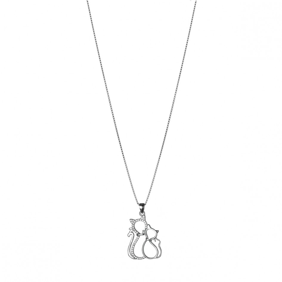 Collana con gatto di perle, collare per cani da ragazza con