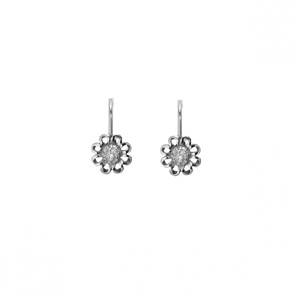 VONALA Orecchini A Cerchio Girasole In Argento Sterling 925 - Piccoli E Ipoallergenici - Regalo Per Donne E Ragazze