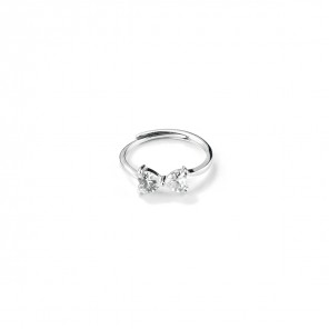 Anello regolabile con fiocco