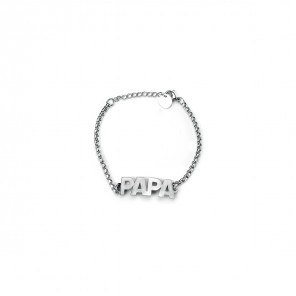 Bracciale con scritta papà