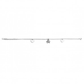 Bracciale con charms a forma di bambino e cuori