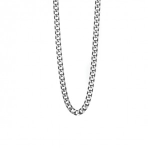 Collana a catena grossa in acciaio ossidato