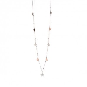 Collana con charms a forma di cuore