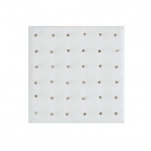 Confezione di piecing per naso punto luce con zirconi bianchi