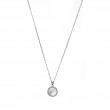 Collana con ciondolo bianco in madreperla
