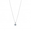 Collana con fiore blu