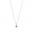 Collana con stella blu
