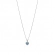 Collana con cuore blu