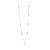 Collana con charms a forma di albero della quadrifoglio