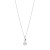 Collana con ciondolo perla con croce